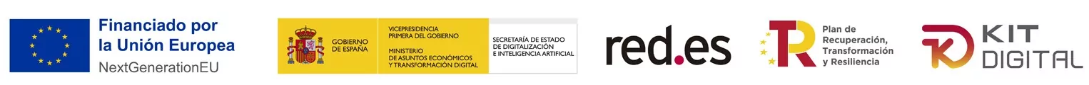 Logos oficiales del Programa Kit Digital y entidades asociadas