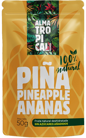 Bolsa de piña deshidratada 100% natural Alma Tropical