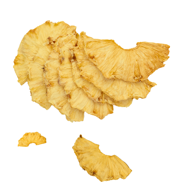 Piña deshidratada en trozos — Alma Tropical Costa Rica